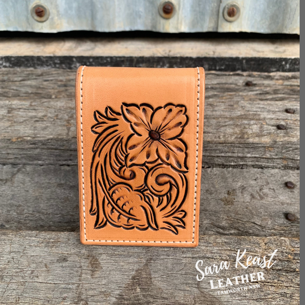 Mini Flip Card Wallet - Floral (Made to Order)
