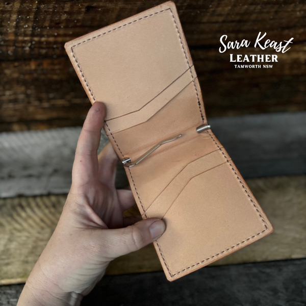 Money Clip Wallet- Floral