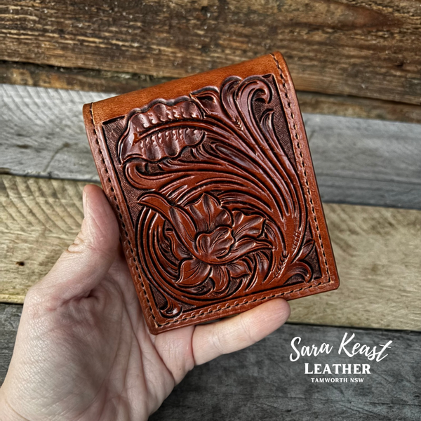 Money Clip Wallet- Floral