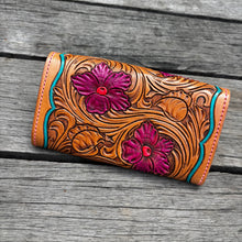 Load image into Gallery viewer, Floral Trifold Wallet
