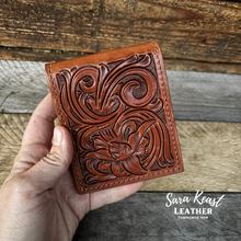 Load image into Gallery viewer, Money Clip Wallet- Floral
