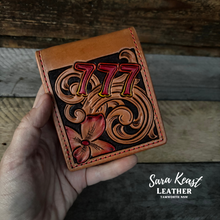 Load image into Gallery viewer, Money Clip Wallet- Rolling 7’s
