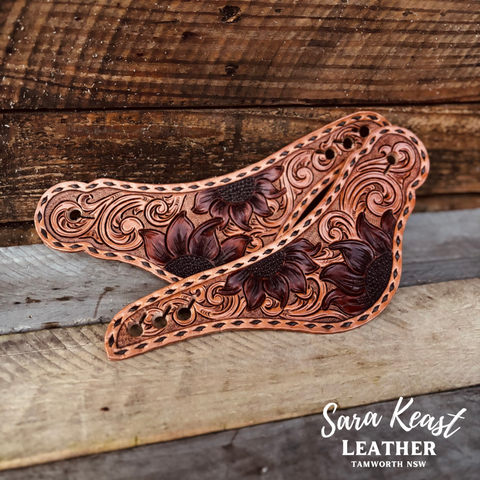 Floral Dovewing Spur Straps