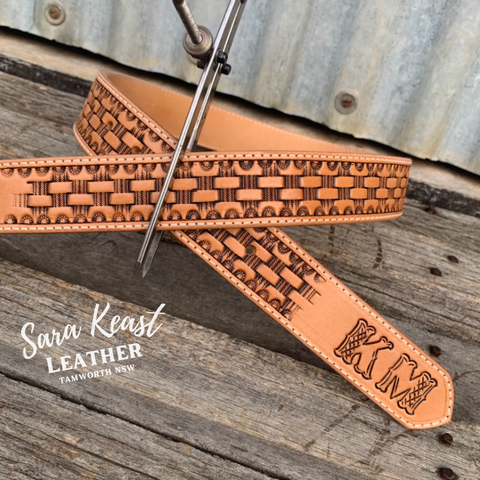 #1 Basketweave Belt (Made to Order)